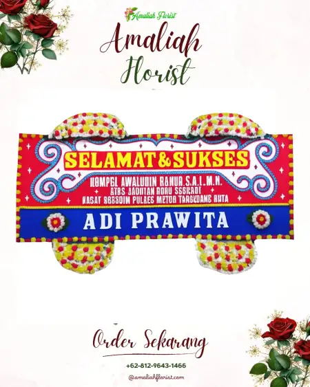 Papan Bunga Ucapan Selamat Sliyeg