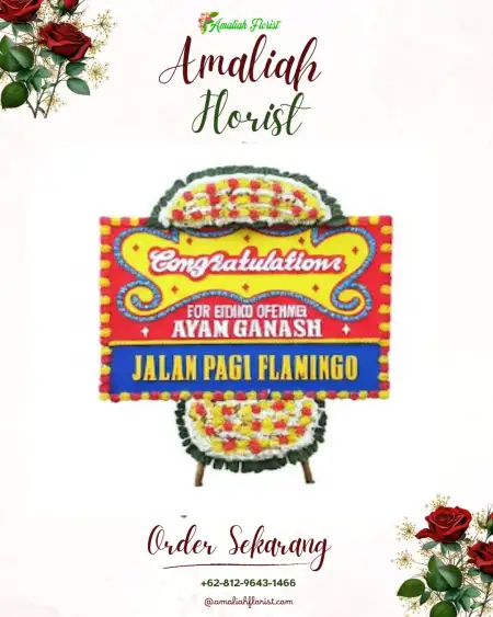 Sewa Papan Bunga Sliyeg